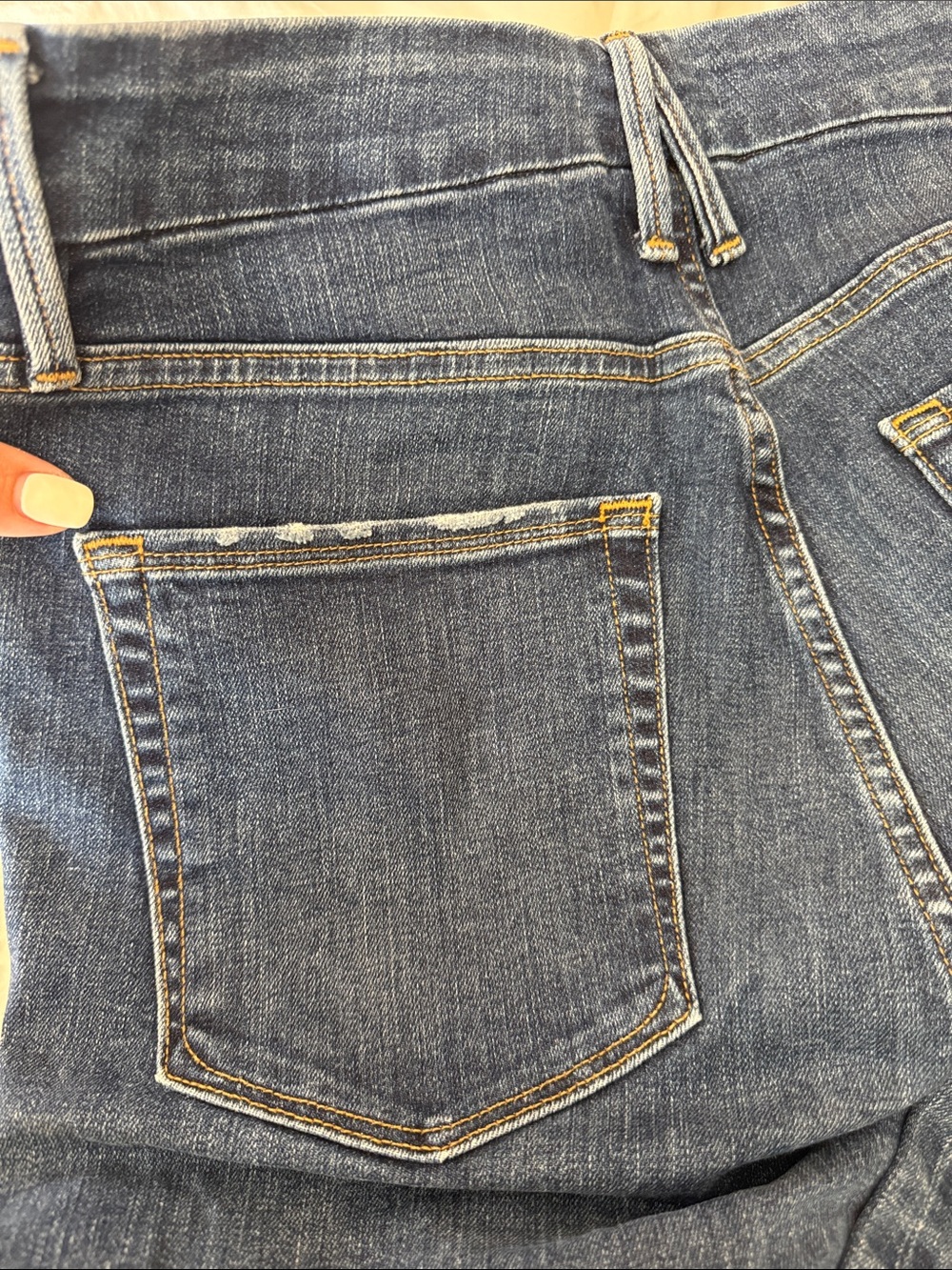 Good American High-Rise Dark Blue Denim Jeans - Picture 16 of 16